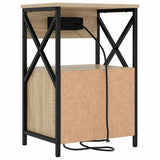 Bedside Cabinet Sonoma Oak 40 x 31 x 60 cm Engineered Wood 859462