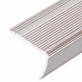 Stair Nosings in L-shape 15 pcs Aluminium 90 cm Champagne 146752
