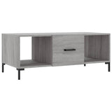 Coffee Table Grey Sonoma 102x50x40 cm Engineered Wood 829306