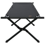 Folding Camping Bed Folding Manual Black Oxford fabric 42003181