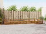 Outdoor Sofa Set 6 pcs Natural Solid Acacia Wood 3373519