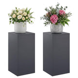Plant Stand 2 pcs Anthracite 30 x 30 x 60 cm Galvanised Steel 8012479