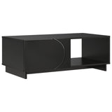 Coffee Table Black 95 x 50.5 x 35 cm Engineered Wood 8011442