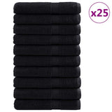 Guest Towel SOLUND 25 pcs Black 100 x 200 cm 550 gsm 42008318