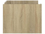 Coffee Table Sonoma Oak 100x50x50 cm Engineered Wood 848362