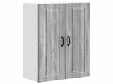 Wall Cabinet PORTO Grey Sonoma 60 x 31 x 100 cm Engineered Wood 885491