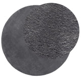 Rug HUARTE Short Pile Soft and Washable Anthracite 200 cm 375012