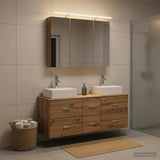 Bathroom Furniture Set 4 pcs Artisan Oak 3406822
