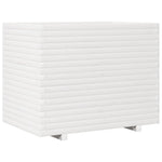 Garden Planter White 90x60x72 cm Solid Wood Pine 3282645