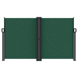 ZNTS Retractable Side Awning Dark Green 140x600 cm 4004620