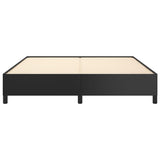 Bed Frame without Mattress Black Super King Faux Leather 349876