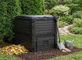 Garden Composter Black 59.5 x 60 x 81.5 cm 280 L 100% PP 42033415