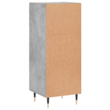 Sideboard Concrete Grey 34.5x34x90 cm Engineered Wood 828776