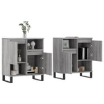 Sideboards 2 pcs Grey Sonoma Engineered Wood 3190139