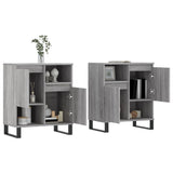 Sideboards 2 pcs Grey Sonoma Engineered Wood 3190139
