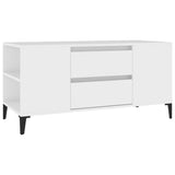 TV Cabinet White 102x44.5x50 cm Engineered Wood 819604