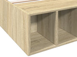 Bed Frame without Mattress Sonoma Oak 100x200 cm 3280603