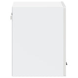 Kitchen Wall Cabinet Porto High Gloss White Engineered Wood 854079