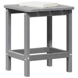 Side Table Light Grey 38 x 38 x 46 cm Polyethylene 42006636