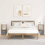 Bedside Table with Drawer 2 pcs Artisan Oak 30.5 x 27 x 59.5 cm 8000627
