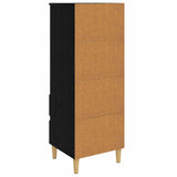 Highboard Black Oak 40 x 36 x 110 cm Engineered Wood 8009867