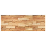 Basin Shelf Wall Mounted Steel and Solid Wood Acacia 3302840