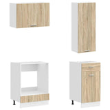 Kitchen Unit LYON 8 pcs Sonoma Oak Engineered Wood 3438213