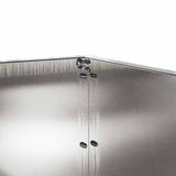 Lawn Edging 6 pcs Silver 60 x 60 x 13 cm Stainless Steel 874739