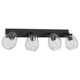 Ceiling Spotlight Black 70 x 13 x 26 cm Glass and metal 42001221