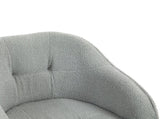 Teddy Fleece Swivel Office Chair - Grey T3398P377439