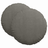 Seat Cushions 2 pcs Light Grey 80 cm Corduroy Fabric 42014260