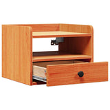 Bedside Table Wax Brown 38 x 36 x 29.5 cm Solid pine wood 873515