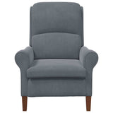 Armchair Dark grey 76 x 94 x 102 cm Velvet 42009858