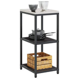 Kitchen Storage HATTEM Black 40 x 50 x 92 cm Steel 874968