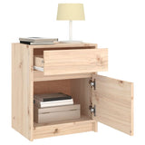 Bedside Cabinets 2 pcs 40x31x50 cm Solid Pinewood 808124