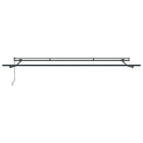 Manual Retractable Awning Anthracite and White 500x300 cm 3310238