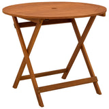 Outdoor Furniture Set 5 pcs Natural Solid Eucalyptus Wood 3422833