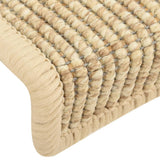 Stair Mat Set of 15 Beige 91% polypropylene, 9% polyester 326903