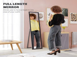 Glitter Frame Full-Length Mirror - Black T3398P344392