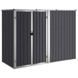 Tool Shed Anthracite Galvanised steel, metal Large Durable 316215