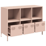 Sideboard Pink 101.5x39x73.5 cm Cold-rolled Steel 851365