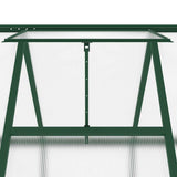 Greenhouse with Base Frame Green 334x169x202 cm Aluminium 3266330