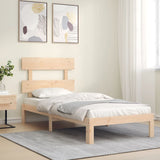 Bed Frame without Mattress Small Single Solid Wood Pine 3193491