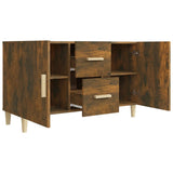 Sideboard Smoked Oak 100x36x60 cm Engineered Wood 817465