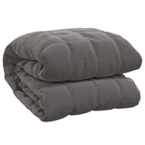 Weighted Blanket Grey 200x200 cm 9 kg Fabric 350778