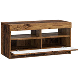 LED TV Cabinet Old Wood Engineered Wood 897883