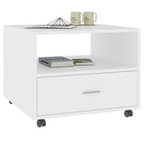 Coffee Table White 55x55x40 cm Engineered Wood 810926