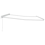 Manual Awning Frame Adjustable White 4 x 3 m Steel 42024781