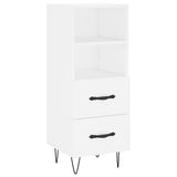 Highboard White 34.5x34x180 cm Engineered Wood 3198945