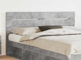 Headboard Concrete Grey Engineered Wood 887532